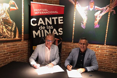 El Ayuntamiento firma un convenio con la Fundacin Cante de las Minas 